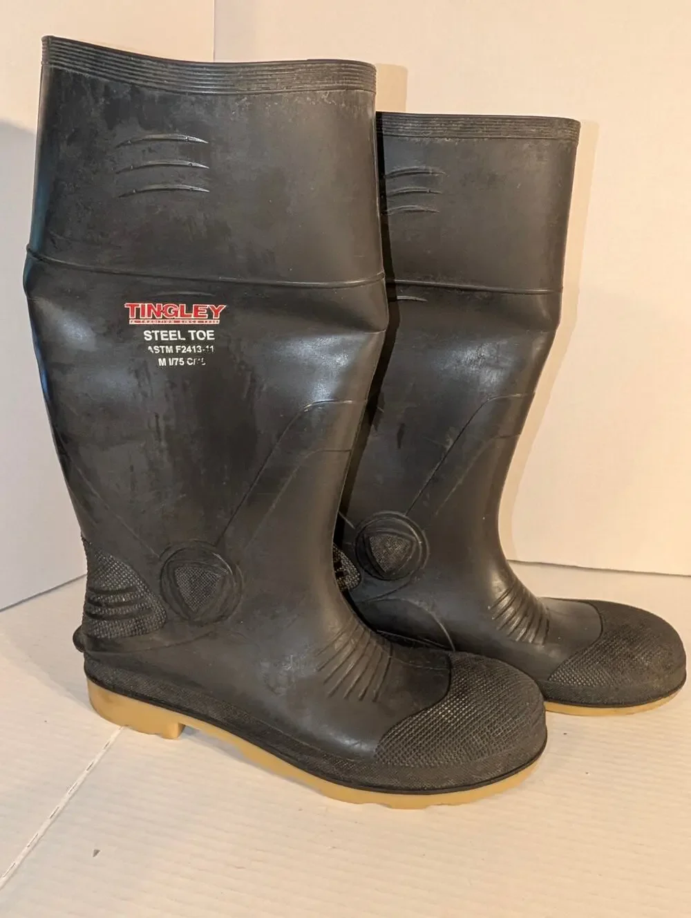 Tingley Steel Toe Rubber Boots ASTM F2413-11 m 2/75 C/75 Mens 10